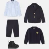 Baby Embroidered Satin Gabardine Jacket