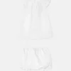 Baby Jacquard Cotton-Poplin Dress Set