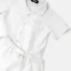 Baby Jacquard Cotton-Poplin Shirt Set