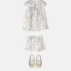 Baby Printed Silk Twill Dress Set