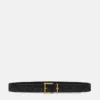 Barocco Leather Belt 3 cm