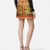 Barocco Pleated Mini Skirt
