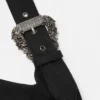 Baroque Buckle Ribbed Top