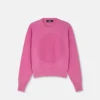 Cashmere-Blend Medusa Knit Sweater