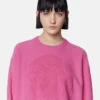 Cashmere-Blend Medusa Knit Sweater