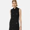Cashmere-Wool Knit Shift Mini Dress