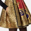 Cheetah Barocco Silk Duchesse Ballet Skirt