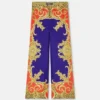 Cheetah Barocco Silk Pants