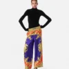 Cheetah Barocco Silk Pants