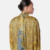 Cheetah Foulard Silk Lavalli&egrave;re Shirt