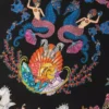 Coral Theatre Knit Silk Polo Shirt