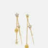 Crystal Medusa Star Drop Earrings