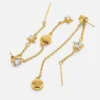 Crystal Medusa Star Drop Earrings