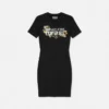 Crystal Outline Barocco T-Shirt Dress