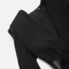Deep V-Neck Crépe Bodysuit