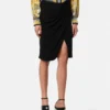 Draped Midi Skirt