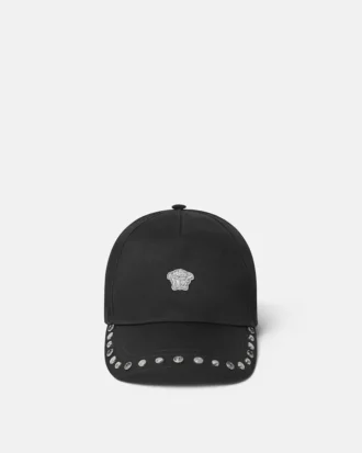 Embellished Cotton Baseball Cap Embellished Cotton Baseball Cap