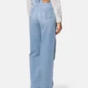 Embellished High-Waist Regular-Fit Jeans