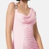 Envers-Satin Crépe Draped Gown