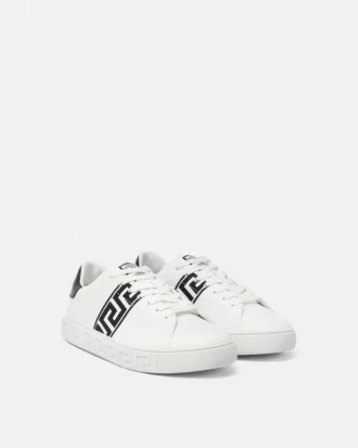 Greca Embroidered Nylon Sneakers Greca Embroidered Nylon Sneakers