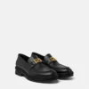 Greca Leather Loafers