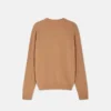 Intarsia Cashmere Knit Sweater