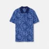 Jacquard Cotton Piqu&eacute; Polo
