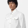 Jacquard Cotton-Poplin Shirt