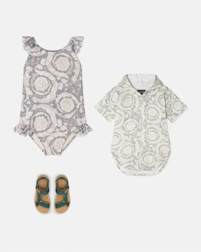 Kids Printed Cotton Cover-Up Hoodie Kids Printed Cotton Cover-Up Hoodie