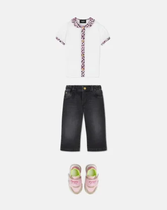 Kids Printed Cotton-Jersey Shirt