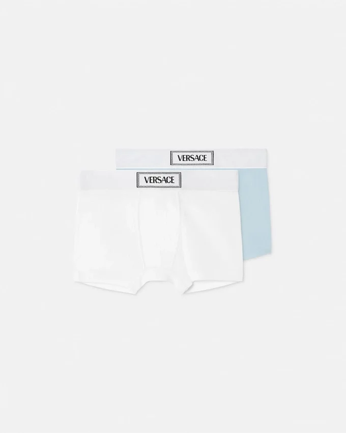 Kids Ribbed Cotton-Jersey Trunks 2-Pack Kids Ribbed Cotton-Jersey Trunks 2-Pack