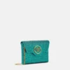 La Medusa Embellished Satin Clutch