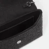 La Medusa Embellished Satin Clutch
