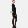 La Medusa Embellished Satin Clutch