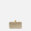 La Medusa Embellished Satin Clutch