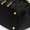 La Medusa Embellished Satin Mini Bucket Bag