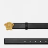 La Medusa Leather Belt 3 cm