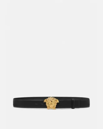 La Medusa Leather Belt 4 cm La Medusa Leather Belt 4 cm