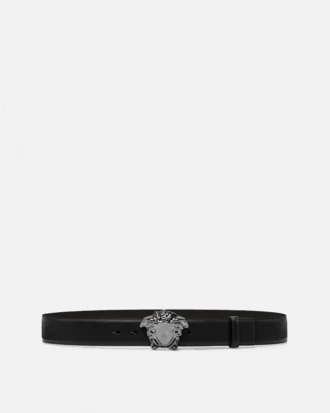 La Medusa Leather Belt 4 cm La Medusa Leather Belt 4 cm