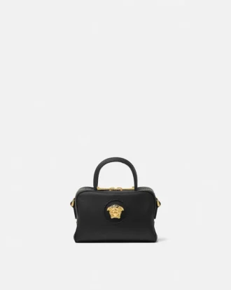 La Medusa Leather Mini Boston Bag
