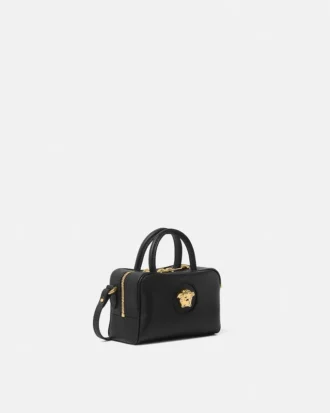 La Medusa Leather Mini Boston Bag