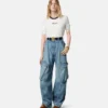 Low-Waist Cargo Jeans