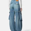 Low-Waist Cargo Jeans