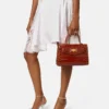 Medusa ’95 Croc-Effect Top-Handle