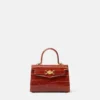 Medusa ’95 Small Croc-Effect Top-Handle