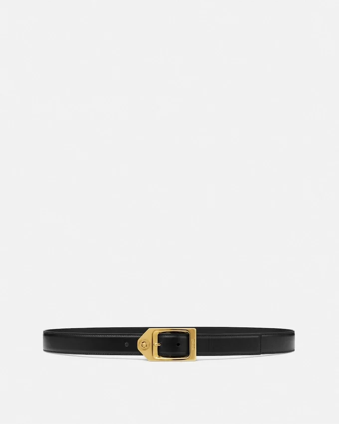 Medusa Biggie Leather Belt 3 cm Medusa Biggie Leather Belt 3 cm