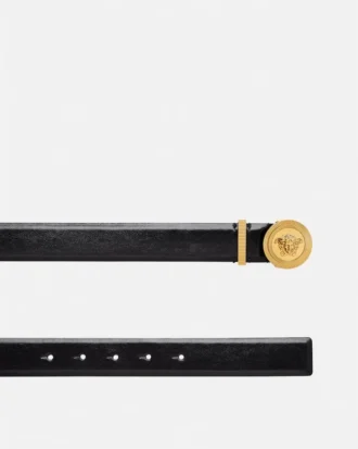 Medusa Biggie Leather Belt 3 cm