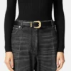 Medusa Heritage Leather Belt 3 cm