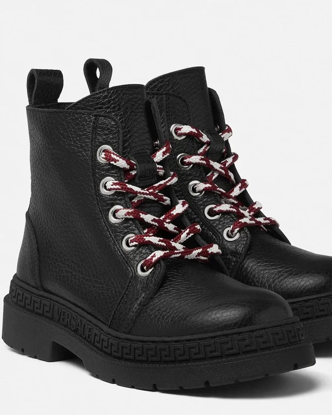 Medusa Leather Kids Boots Medusa Leather Kids Boots