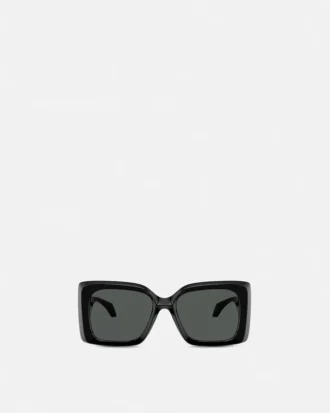 Medusa Plaque Maxi Sunglasses